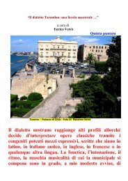 “Il dialetto Tarantino: una favola ancestrale …” - Taranto in cartolina