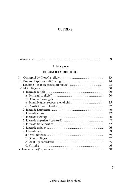 FILOSOFIA I ISTORIA RELIGIILOR - Andrei Gabur