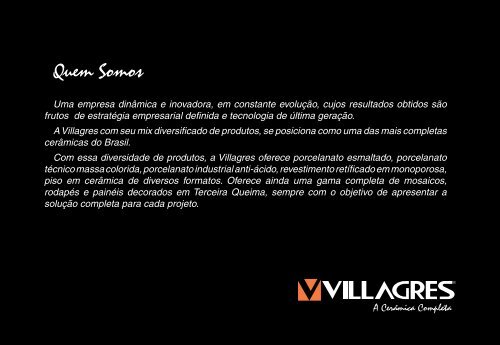 Catálogo VillaGres SemiGres - Cariberepresentacoes.com.br
