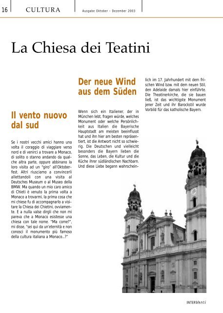 La Chiesa dei Teatini - Interventi.net