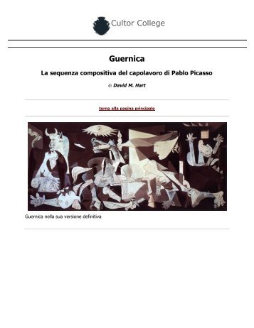 Guernica la sequenza compositiva del capolavoro di ... - David Hart