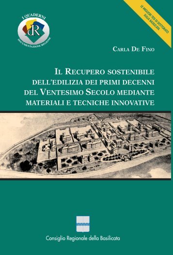 il recupero sostenibile dell'edilizia dei primi decenni - Precedente ...