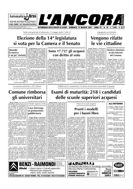 Esami Di Maturità 218 I Candidati Delle Scuole Superiori