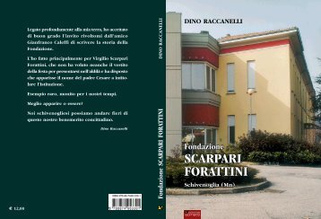 Fondazione SCARPARI FORATTINI Schivenoglia (Mn)", Editoriale