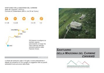 I Santuari - Comunità montana Valli di Lanzo, Ceronda e Casternone