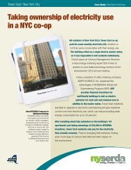 Download the full Tower East case study - nyserda - New York State