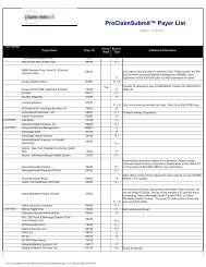 Pen Payer List Primary Eyecare Network