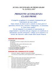 SCUOLA SECONDARIA DI PRIMO GRADO - ICS Zanellato