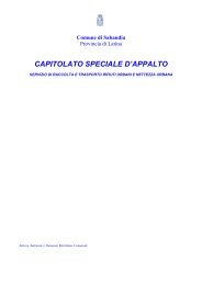 CAPITOLATO SPECIALE APPALTO.pdf - Comune di Sabaudia