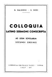 Colloquia Latino sermone conscripta - Accademia Vivarium Novum