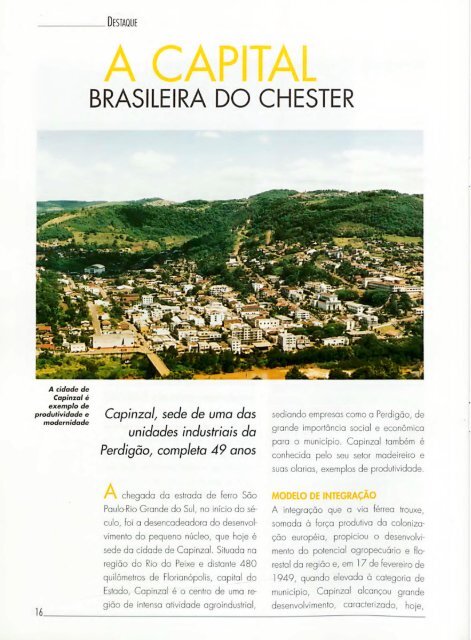 Revista BRF Fevereiro / Março 1998 Edição 6 Arquivo PDF ( 5,6 MB )