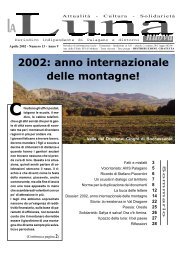 2002: anno internazionale delle montagne! - La luna nuova