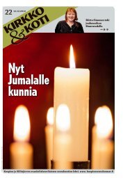 Riitta Simonen teki joulumatkan Muuruvedelle. 8–9 - Kuopion Ev.lut ...