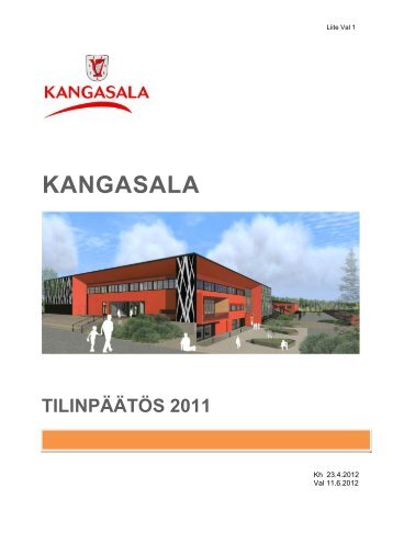 Tilinpäätös 2011 - Kangasalan kunta