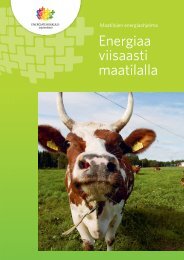 Energiaa viisaasti maatilalla - Maa- ja metsätalousministeriö