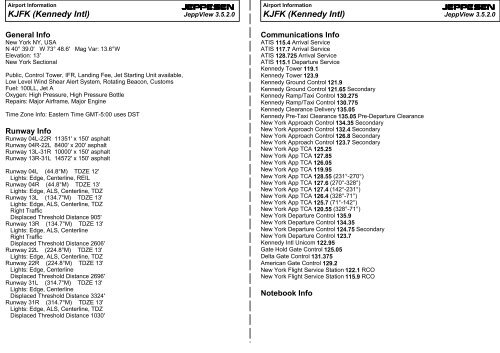 Kjfk Jeppesen Charts