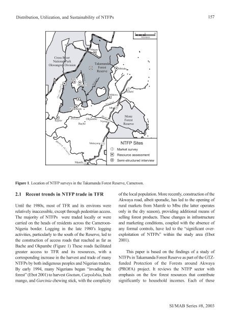 Fisheries in the Southern Border Zone of Takamanda - Impact ...