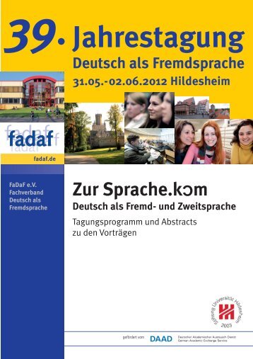 Zur Sprache.kɔm Deutsch als Fremd- und ... - Fachverband DaF