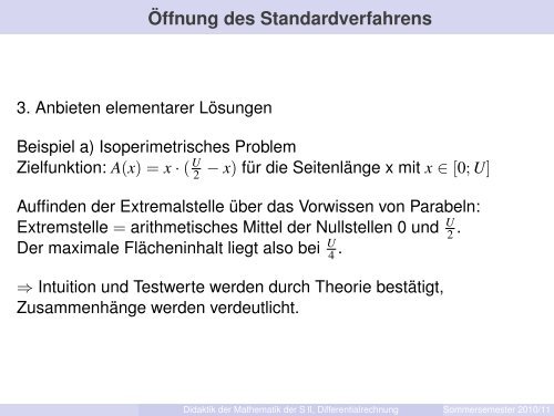 Folien 2. Teil - Mathematik und ihre Didaktik - HU Berlin