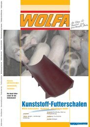 Futterschalen - Friedrich Wolfarth GmbH & Co. KG