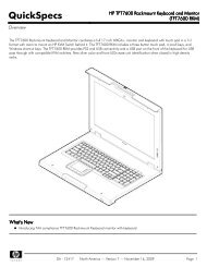 HP TFT7600 Rackmount Keyboard and Monitor (TFT7600 RKM)