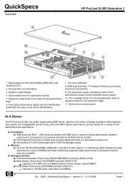 DL385 G2 Datasheet