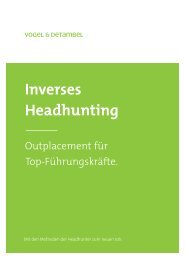 Inverses Headhunting - Vogel und Detambel