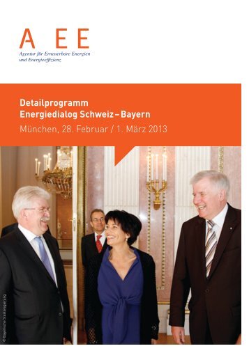 Detailprogramm Energiedialog Schweiz – Bayern München ... - A EE