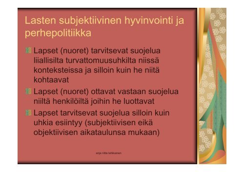 Anja Riitta Lahikainen 3.11. Perjantaiyliopisto