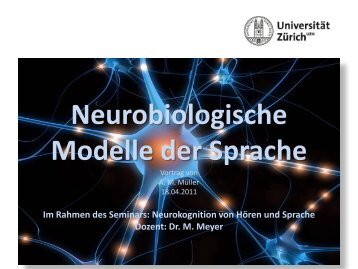 Neurobiologische Modelle der Sprache