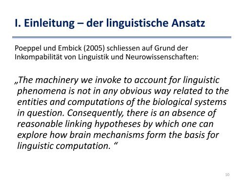 Neurobiologische Modelle der Sprache