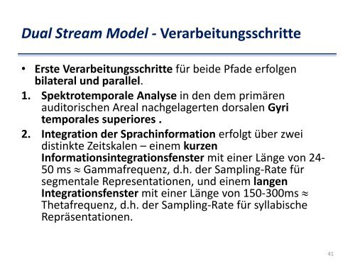 Neurobiologische Modelle der Sprache