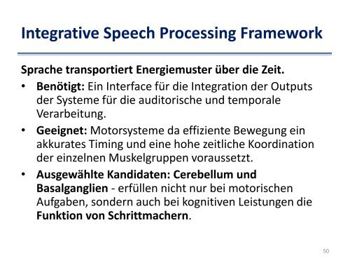 Neurobiologische Modelle der Sprache