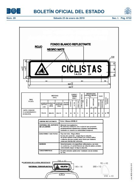 Orden PRE/52/2010 - Dirección General de Tráfico