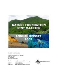 Contact: Andy Caballero Nature Foundation Sint Maarten P.O. Box ...