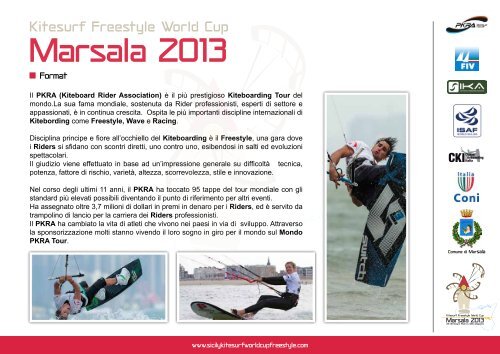 Mondiale di Kitesurf - comune di marsala