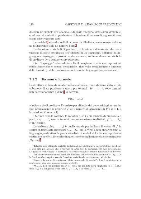 Logica Matematica Corso di Laurea in Informatica ... - Mbox.dmi.unict.it