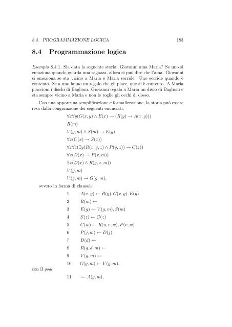 Logica Matematica Corso di Laurea in Informatica ... - Mbox.dmi.unict.it