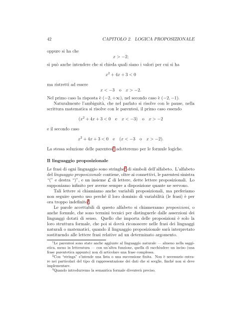 Logica Matematica Corso di Laurea in Informatica ... - Mbox.dmi.unict.it