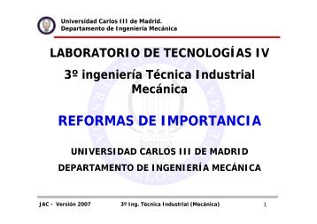 REFORMAS DE IMPORTANCIA - OCW - UC3M - Universidad ...