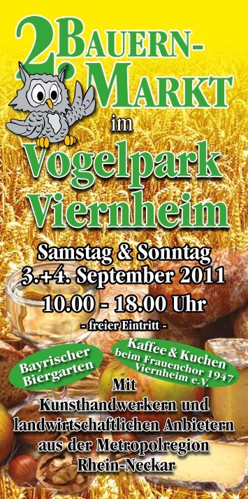 Bayrischer Biergarten Kaffee&Kuchen - Vogelpark Viernheim