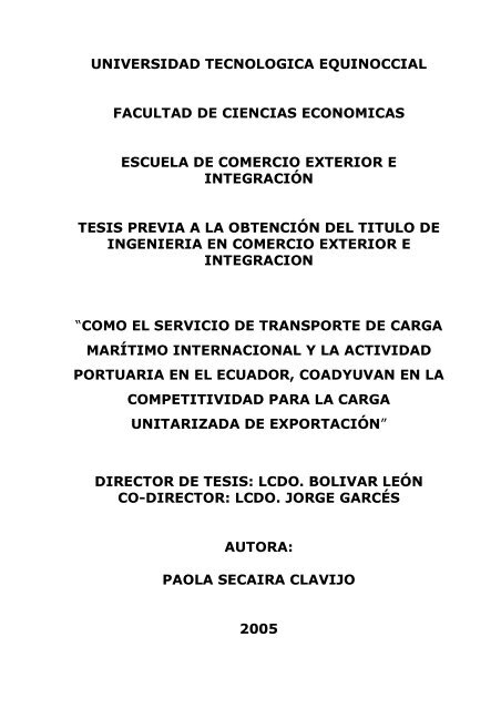 como el servicio de transporte de carga marítimo internacional y la