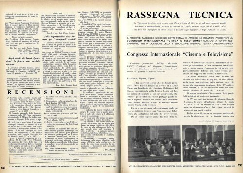 RASSEGNA TECNICA - ATTI