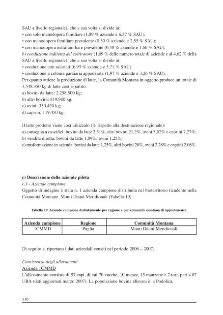 Macroarea Appennino meridionale - Regione Piemonte