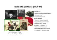 Italia: età giolittiana (1901-14) - Atuttascuola