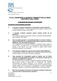 faq - Consulenti del Lavoro