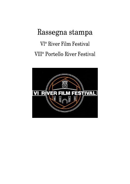 2012 Rassegna Stampa - River Film Festival