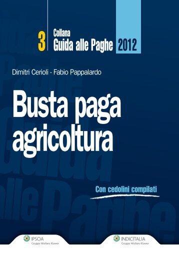 Busta paga agricoltura - Shop - Wolters Kluwer Italia