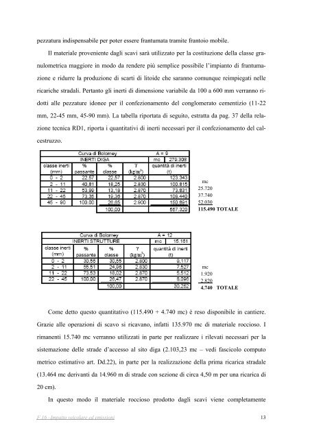 Piano di gestione terre e rocce da scavo - Valutazione Ambientale ...