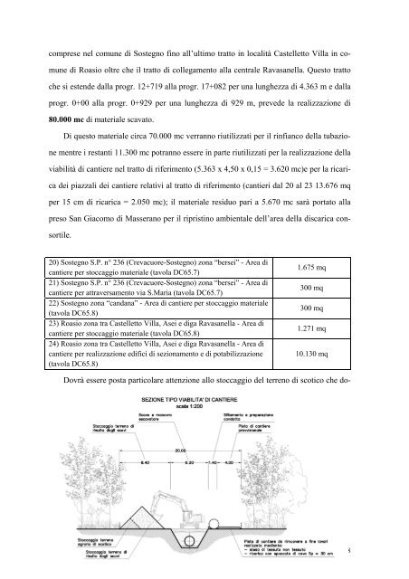 Piano di gestione terre e rocce da scavo - Valutazione Ambientale ...